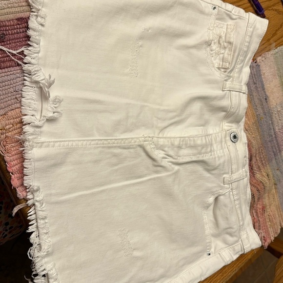 Giddy up Glamour White Jean skirt ECU size Large - Picture 1 of 6